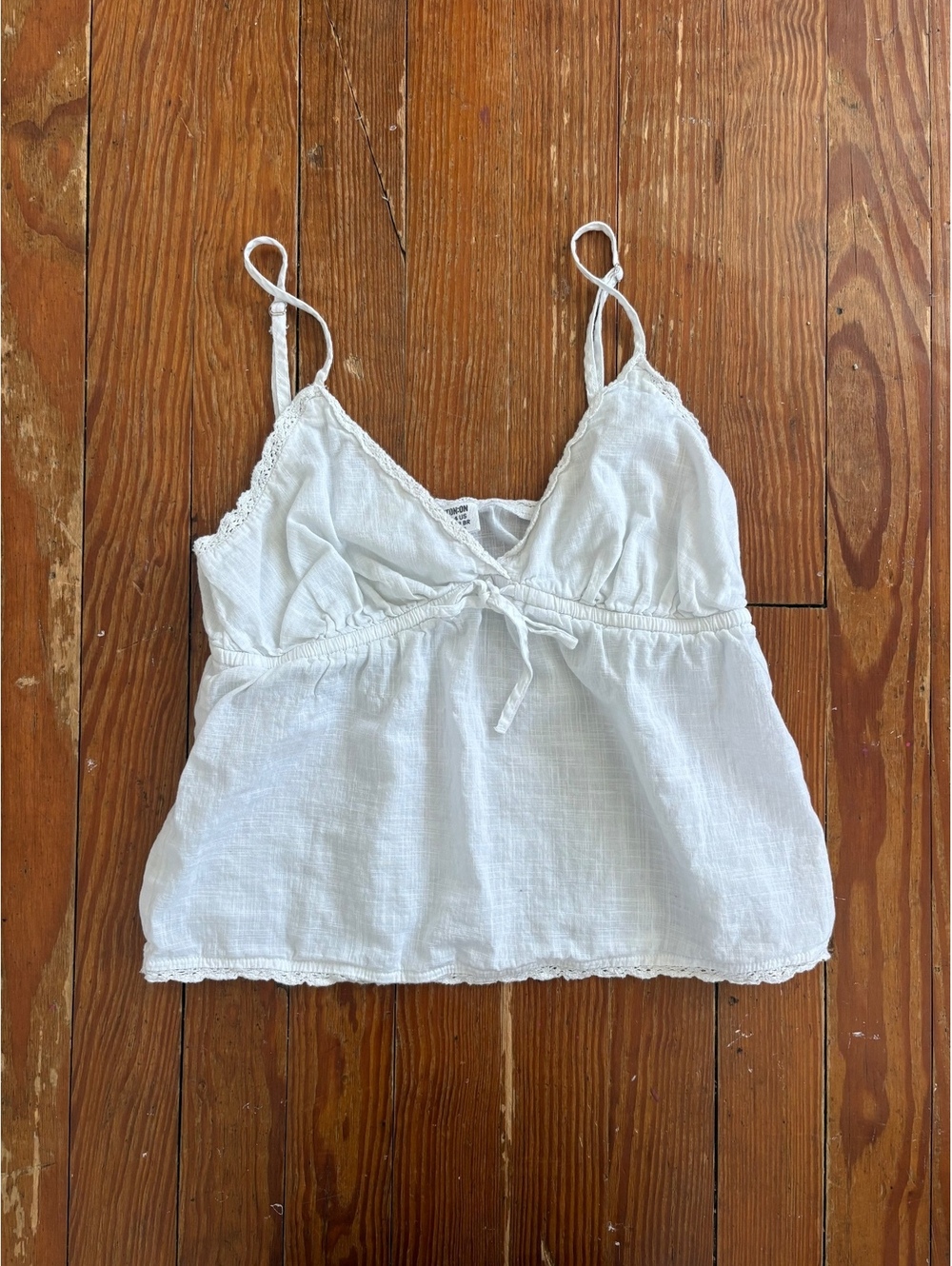 white cotton on babydoll top